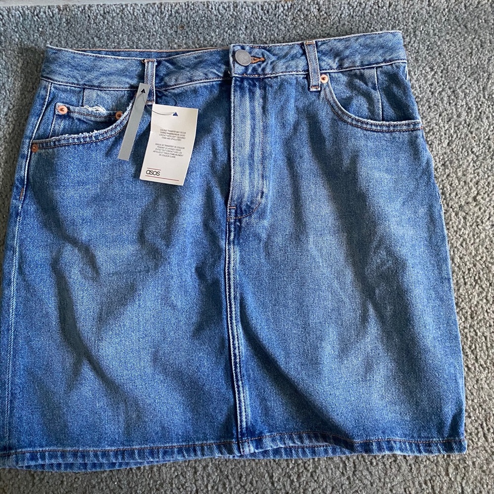 ASOS denim skirt